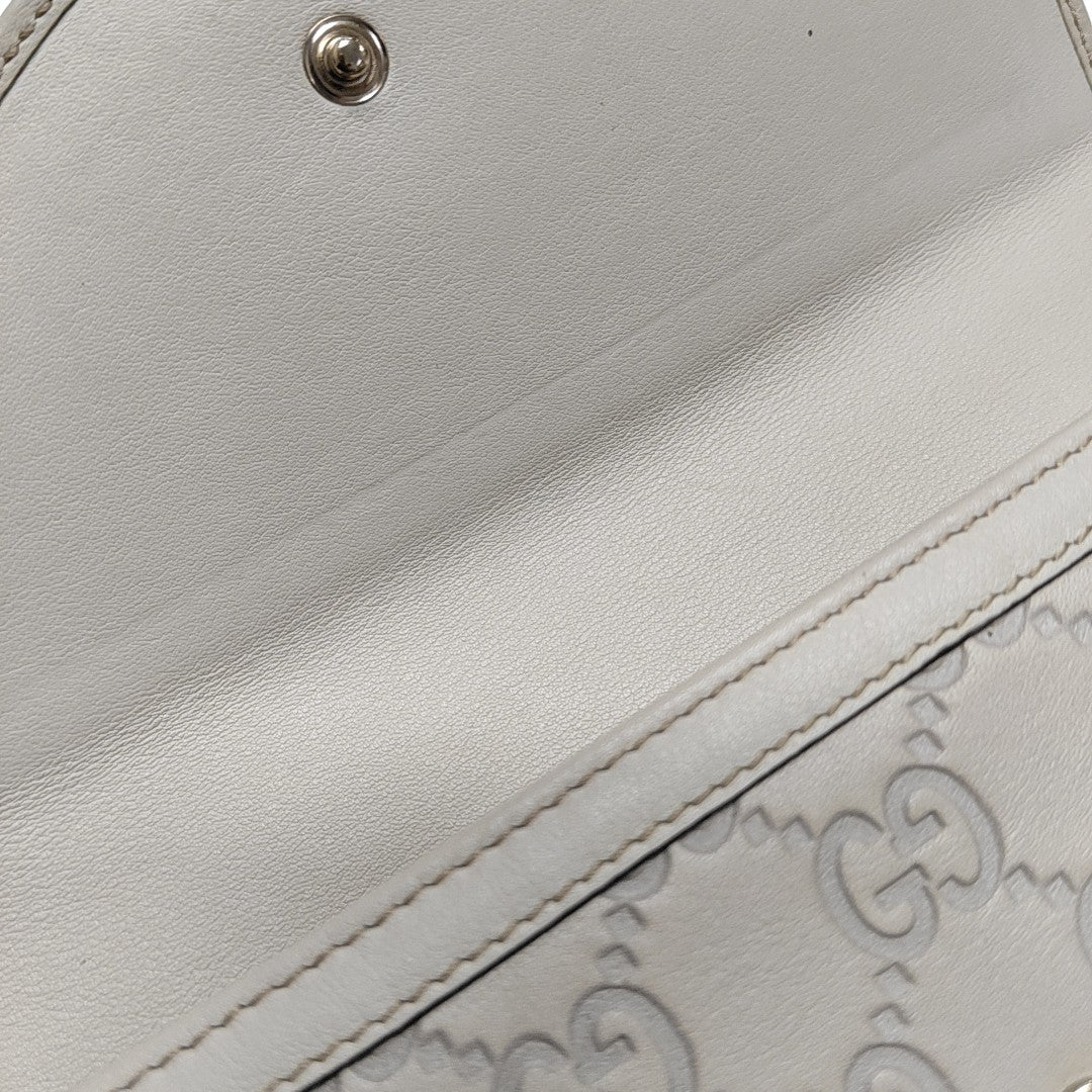 Calfskin Wallet White