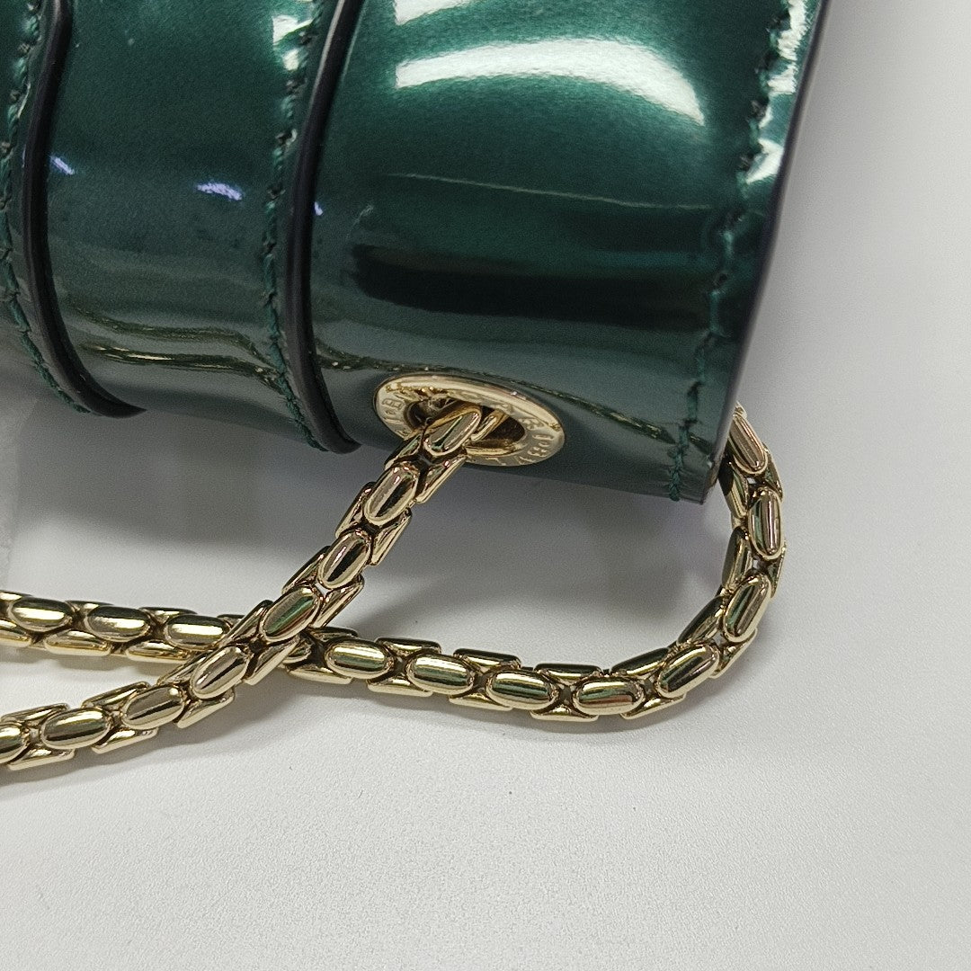 SERPENTI FOREVER Small Patent Leather Green