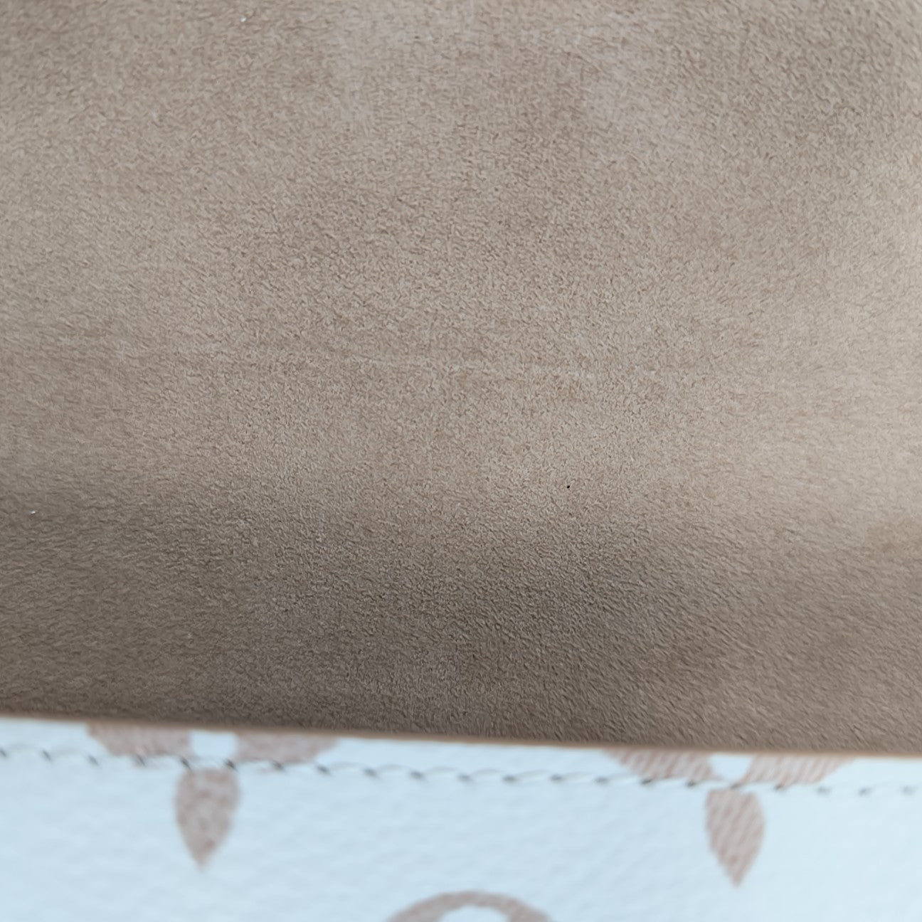 Pochette Camille Monogram Coated Canvas Beige