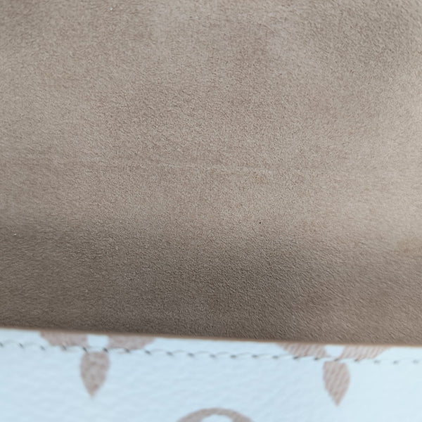 Pochette Camille Monogram Coated Canvas Beige