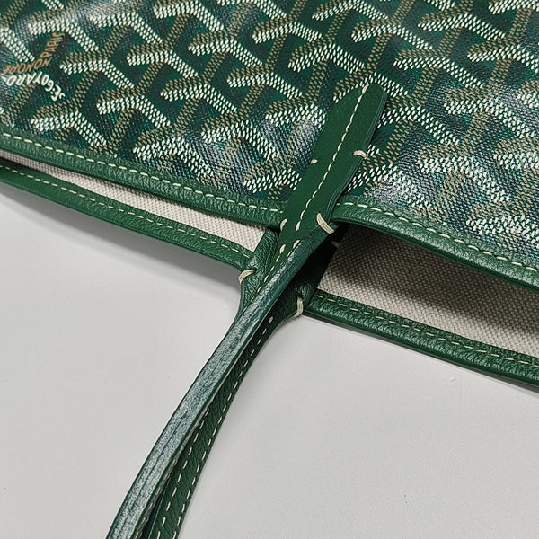 Saint Louis PM Coated Canvas Green