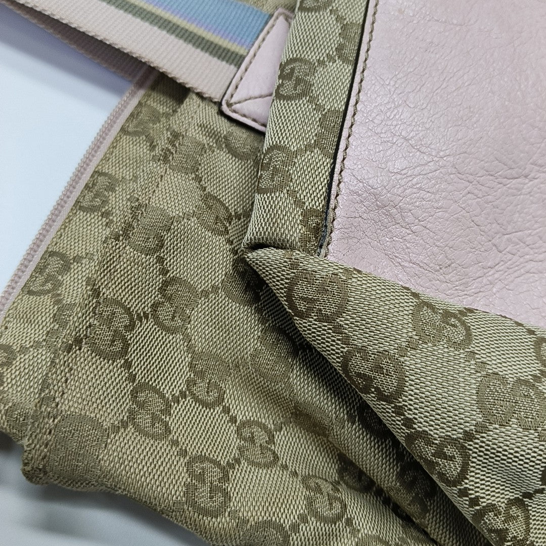 Monogram Canvas Tote Bag Beige