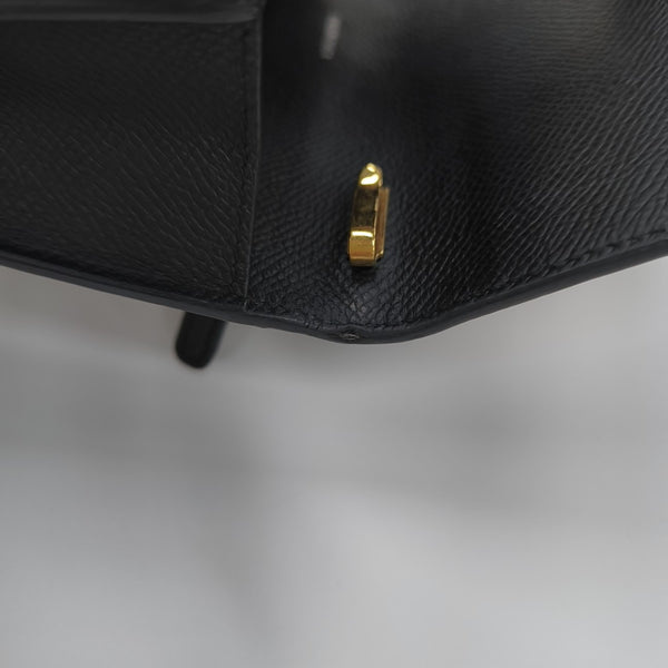 Sharp Calfskin Black