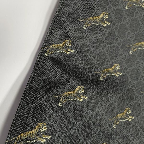 GG Supreme Monogram Coated Canvas Black