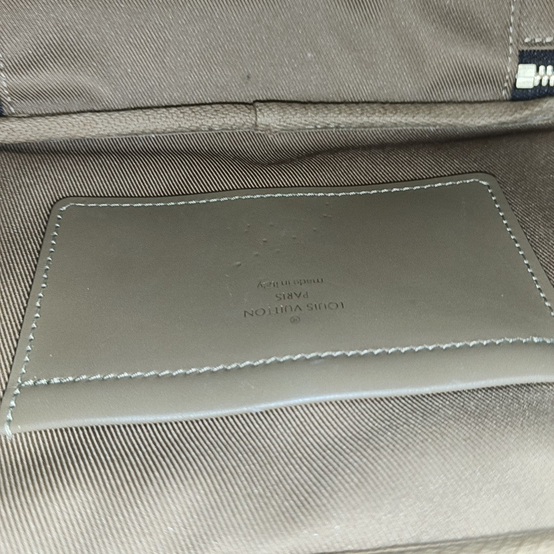 UTILITY Monogram Coated Canvas Brown