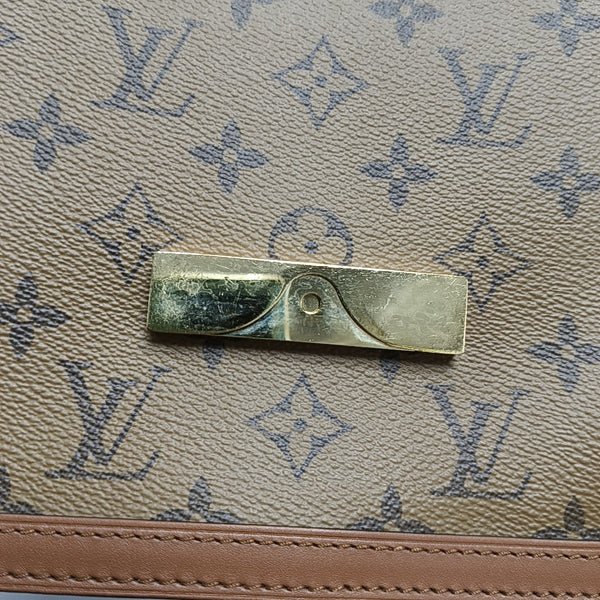DAUPHINE MM Monogram Coated Canvas Brown