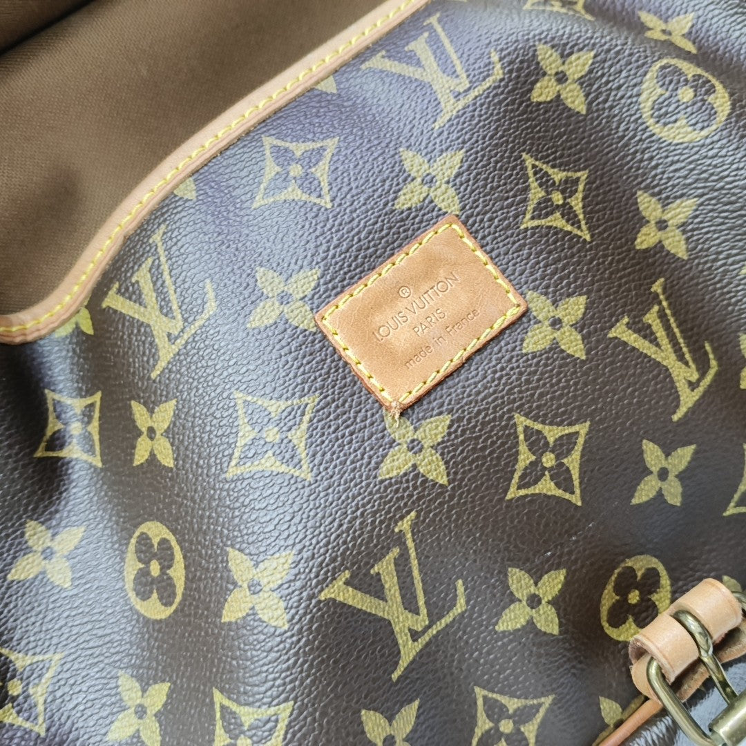 SAUMUR Monogram Coated Canvas Brown