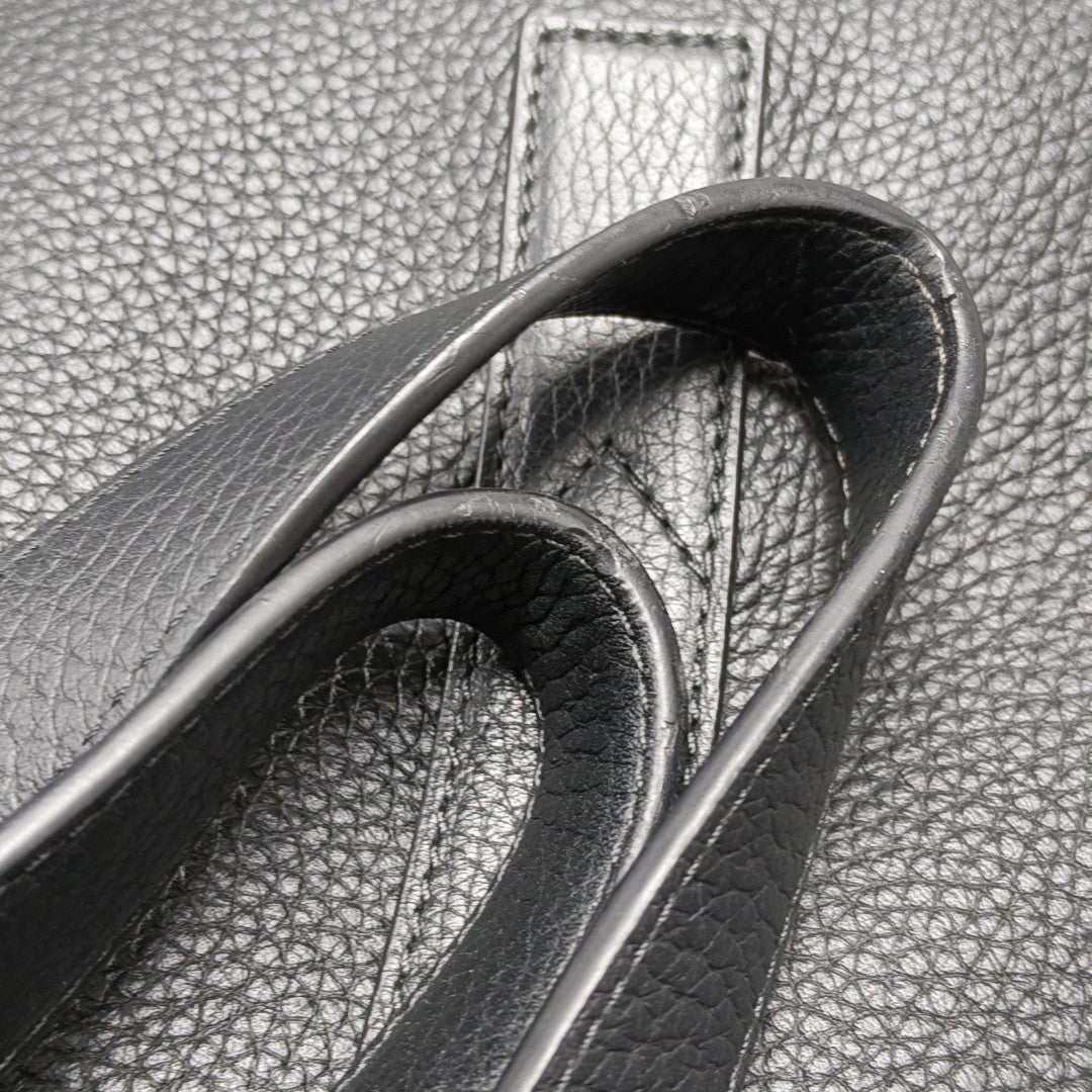 CABAS LIGHT Monogram Calfskin Black