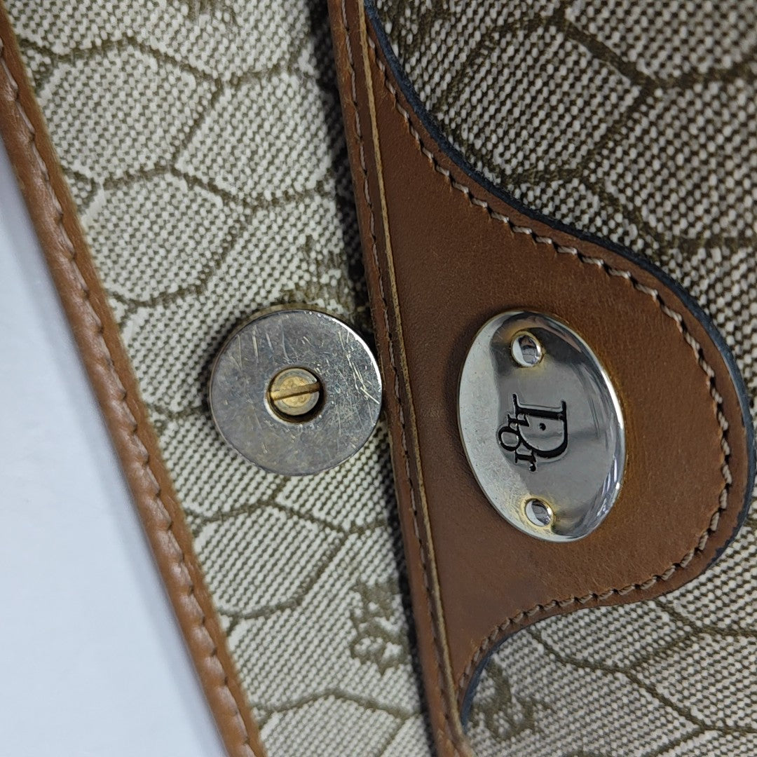 Vintage Honeycomb Coated Canvas Brown
