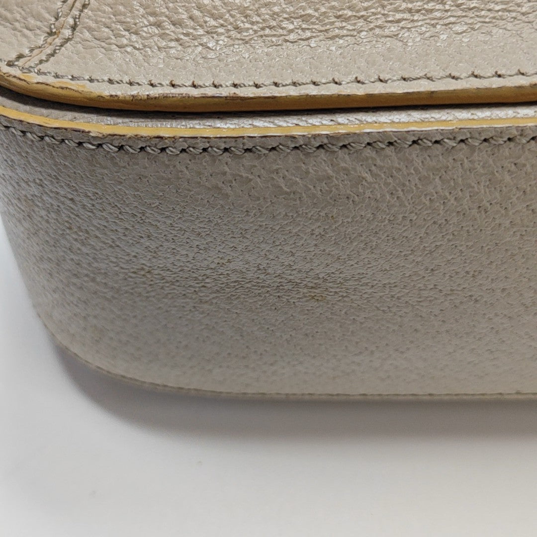 Calfskin Shoulder Bag Beige