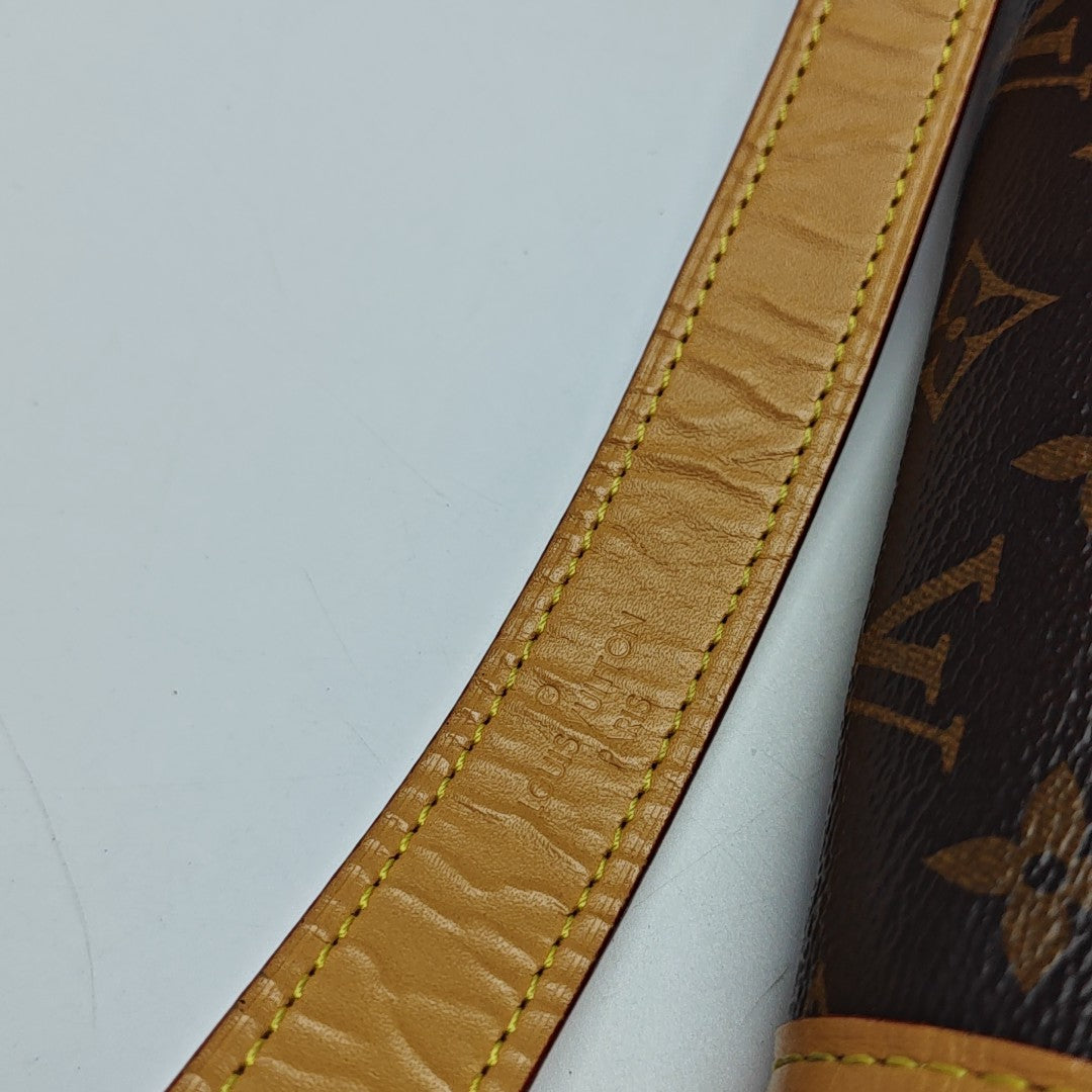 DIANE Monogram Coated Canvas Brown