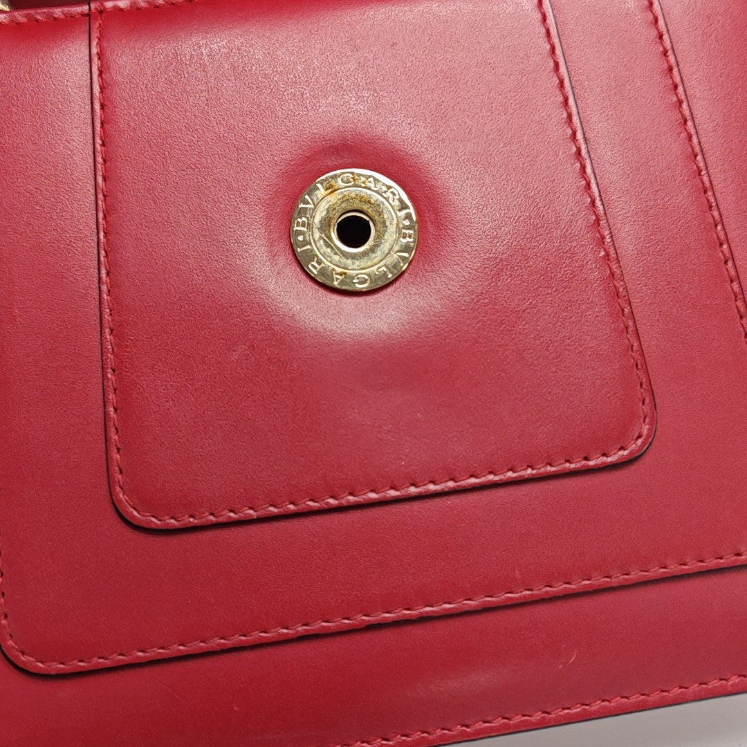 SERPENTI FOREVER Small Calfskin Red