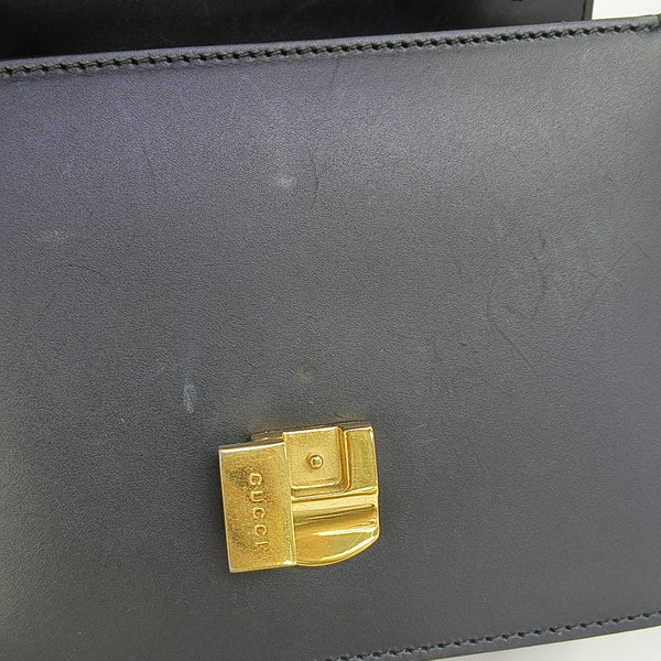 Sylvie Mini Calfskin Black