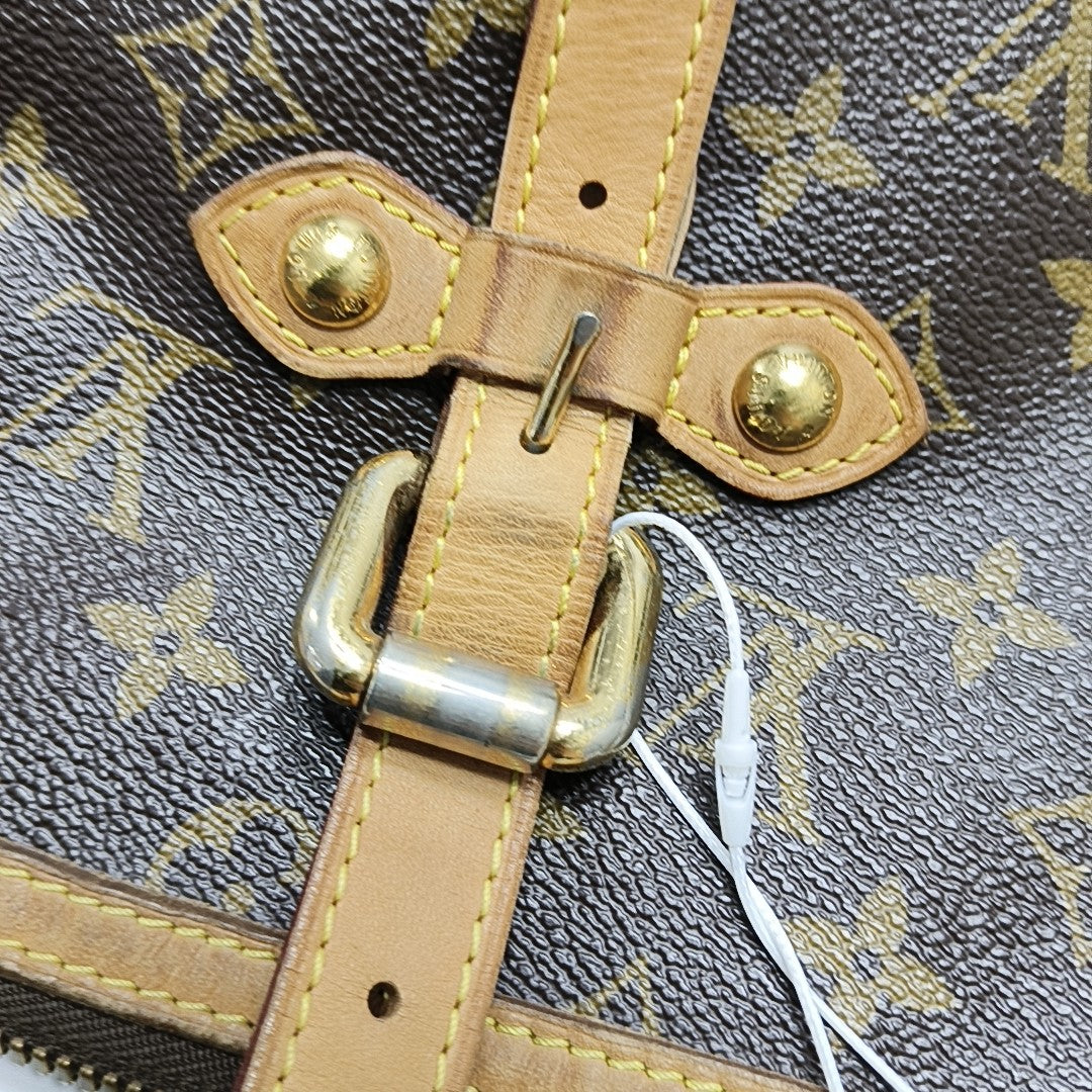 PALERMO GM Monogram Coated Canvas Brown