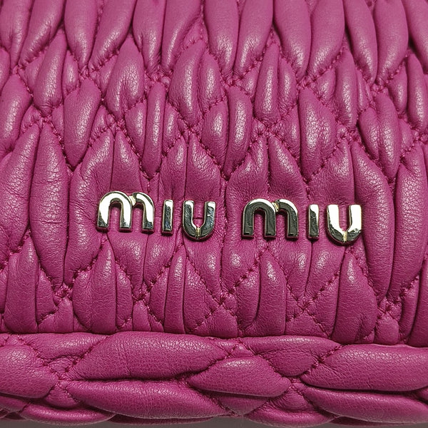 Crystal Quilted Lambskin Pink