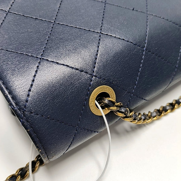 Quilted Lambskin Blue