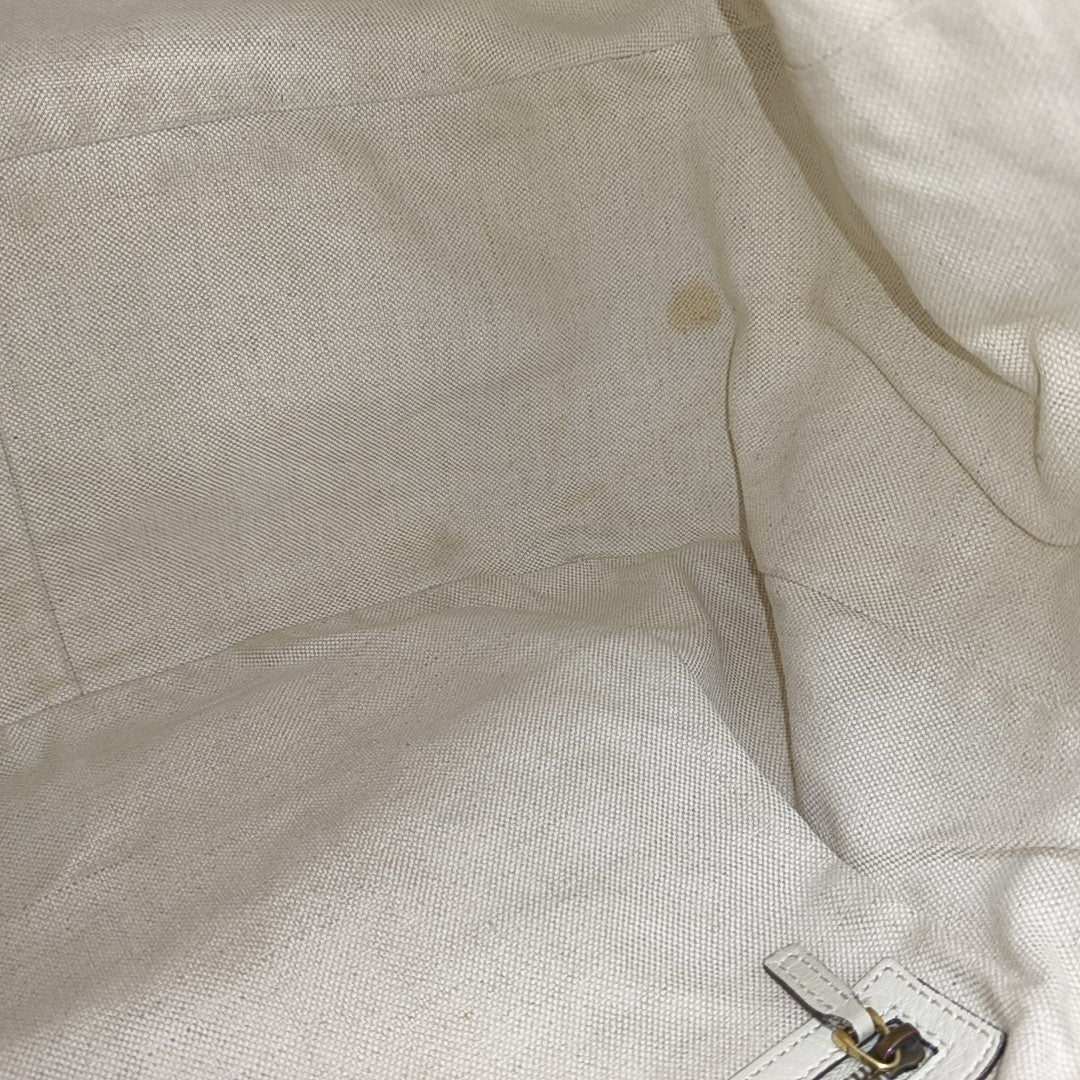Twill Calfskin White