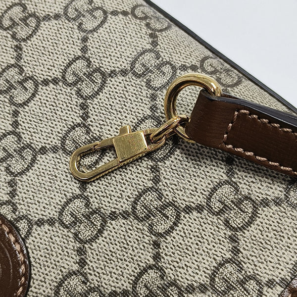 Retro Mini Monogram Coated Canvas Beige