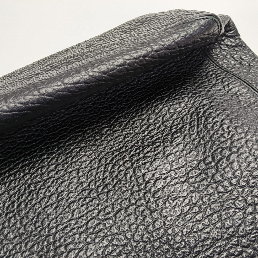 Calfskin Bucket Bag Black