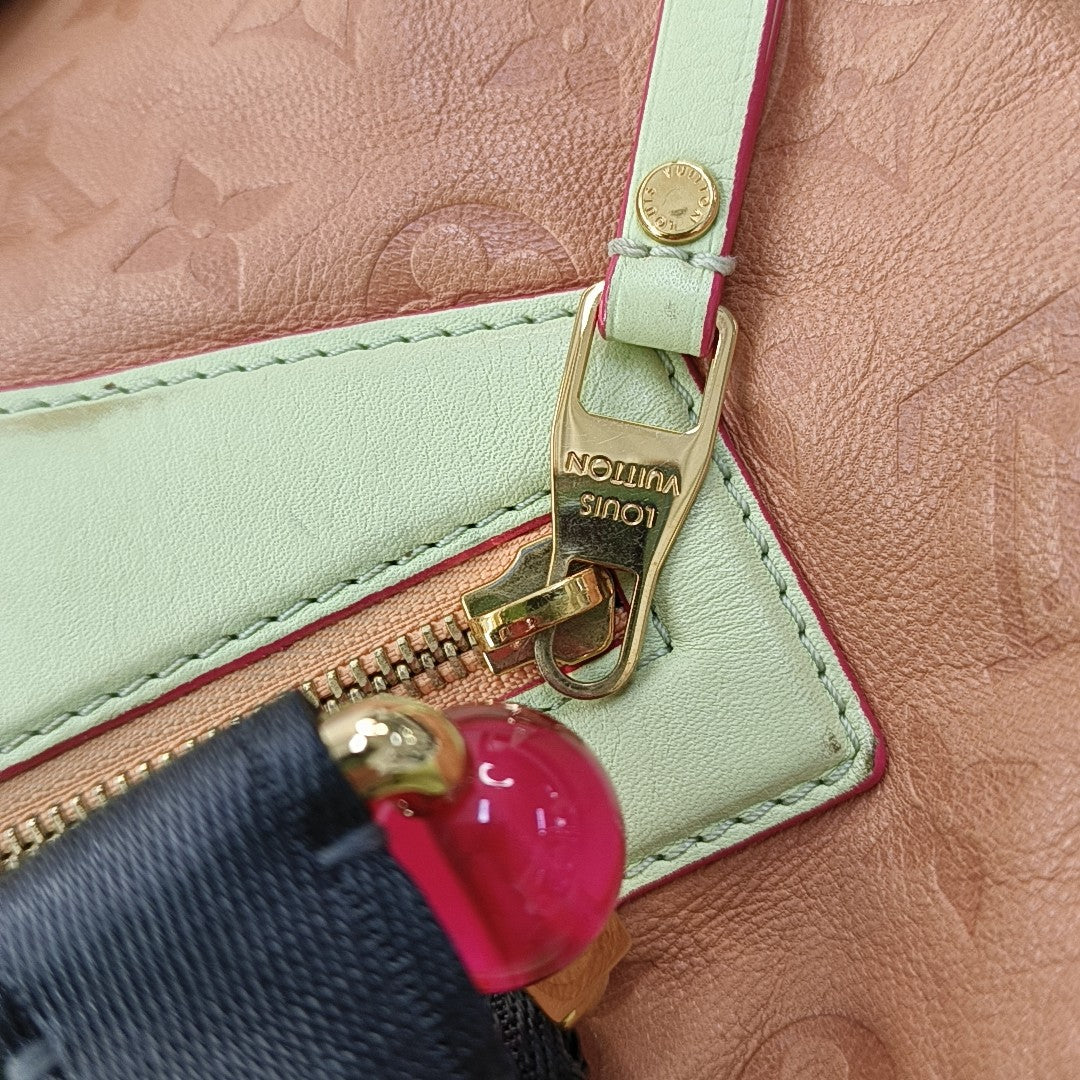 Monogram Calfskin Pink