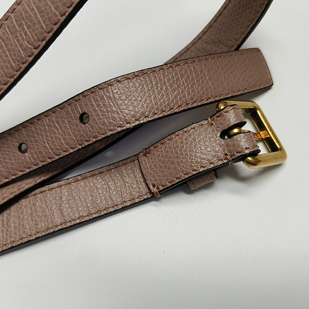 Authenticated pre-owned  Saddle Calfskin Pink - Belt Bag at Looply