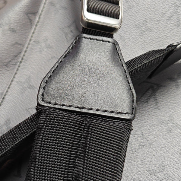CHRISTOPHER Monogram Coated Canvas Gray
