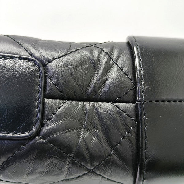 GABRIELLE Small Quilted Calfskin Black