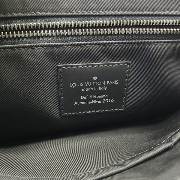 VOYAGER PM Monogram Coated Canvas Black