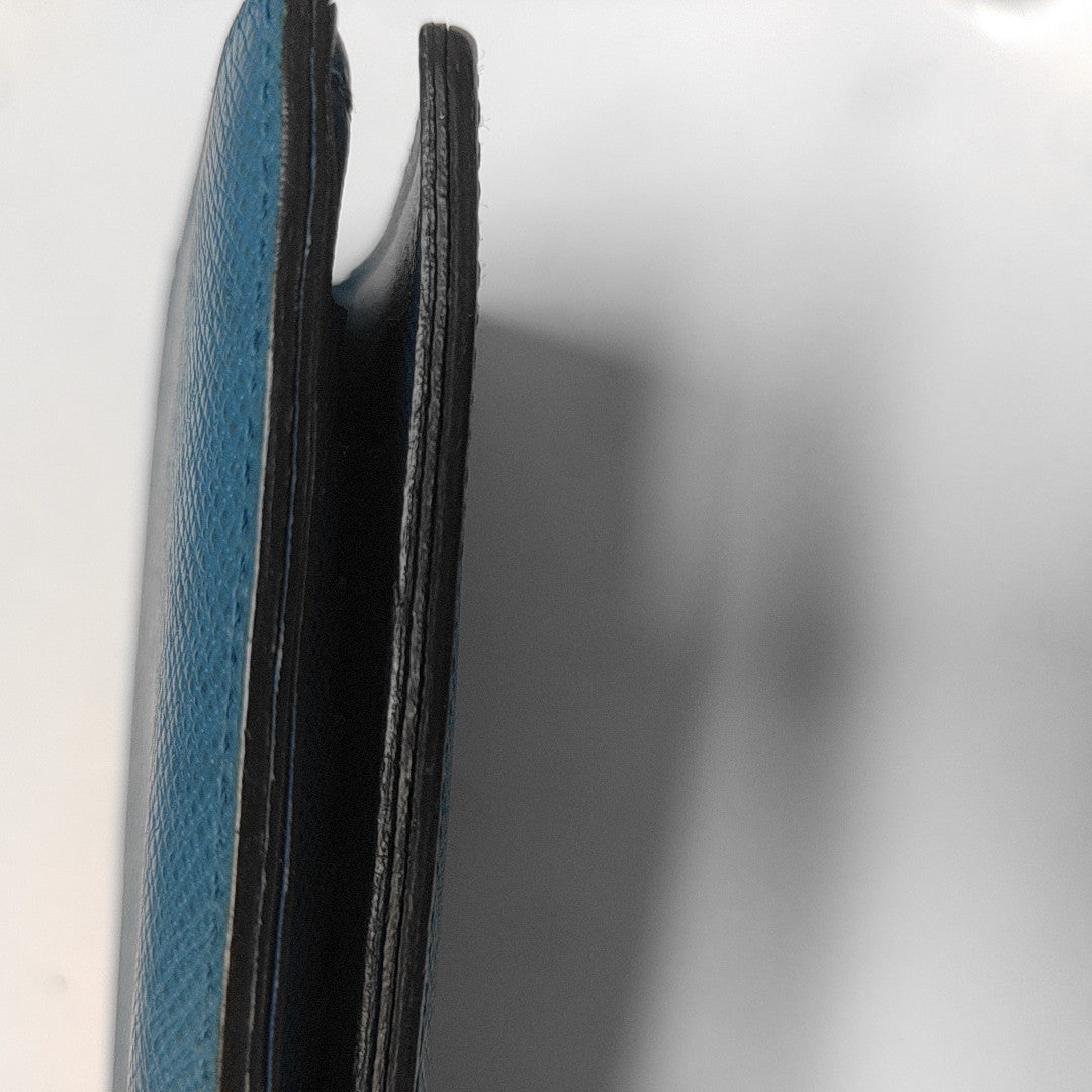 BRAZZA Calfskin Blue Wallet