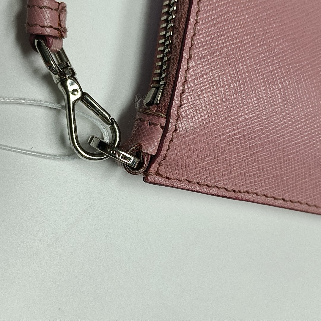Saffiano Calfskin Top Handle Bag Red
