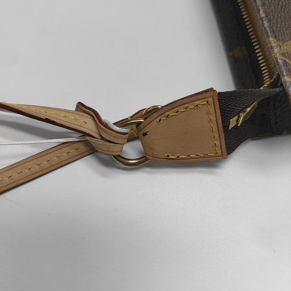 Monogram Coated Canvas Shoulder Bag Brown