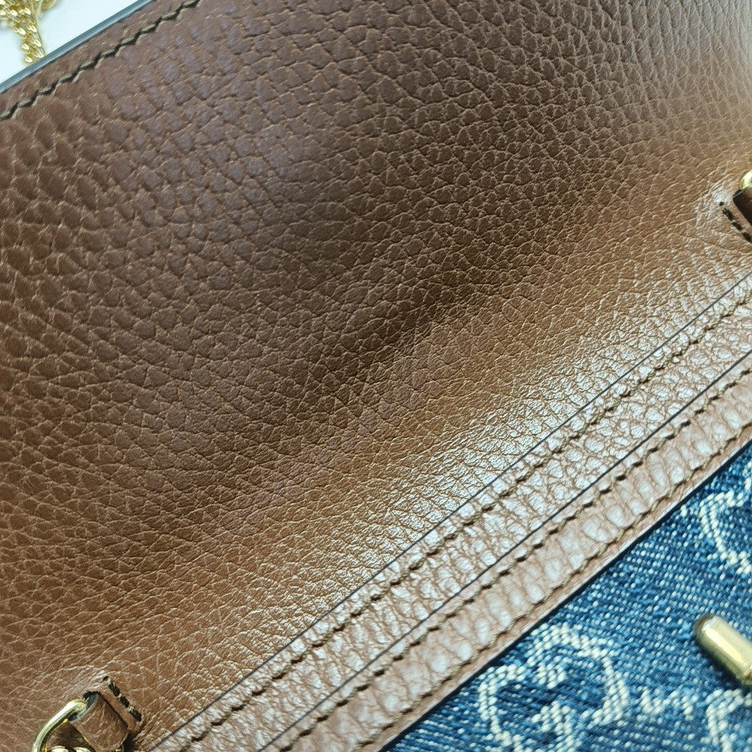 Jackie 1961 Mini Monogram Denim Blue