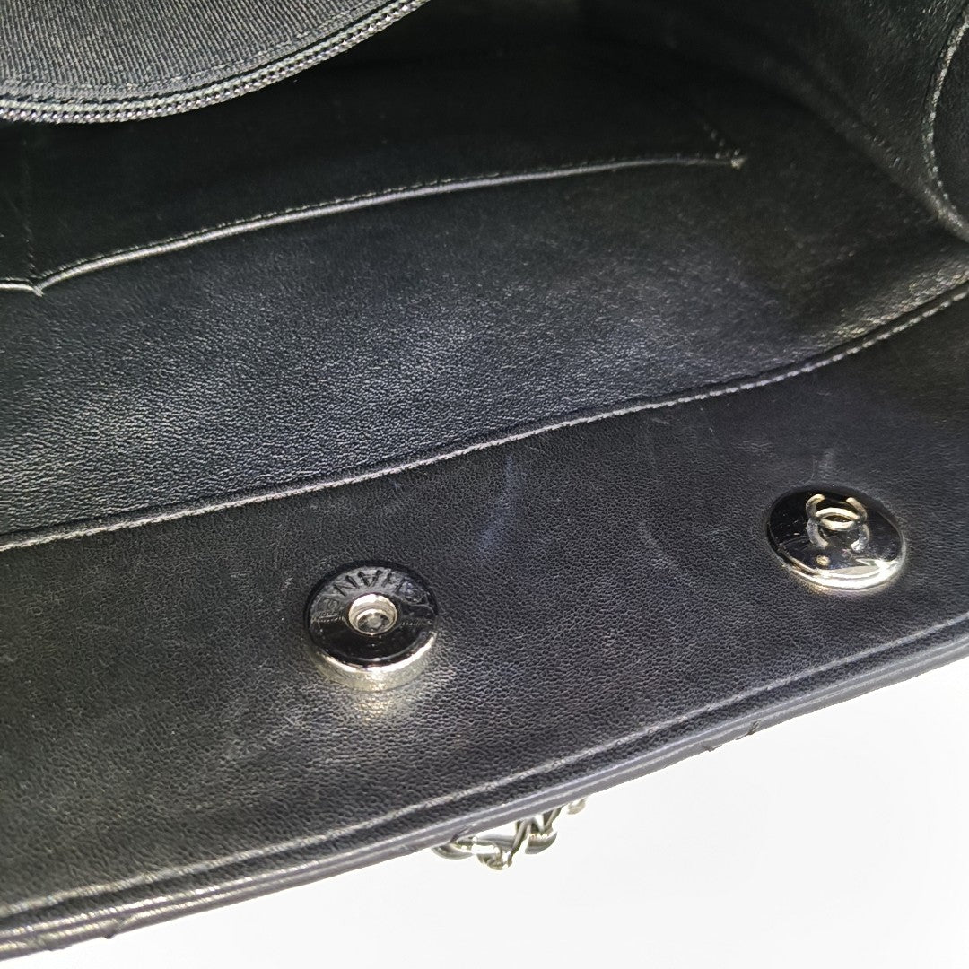 Quilted Lambskin Tote Bag Black