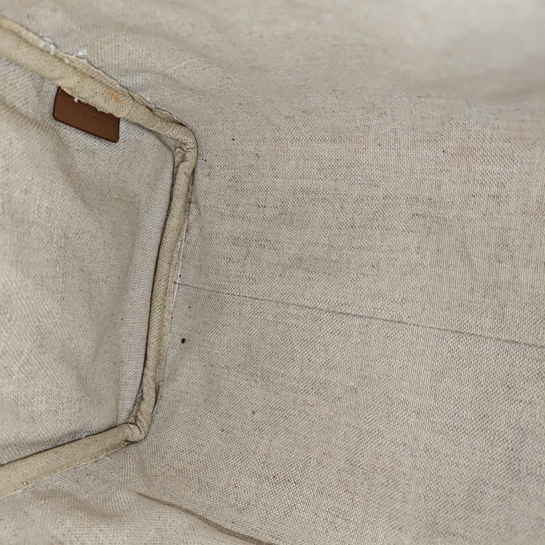 Fabric Shoulder Bag Small Brown
