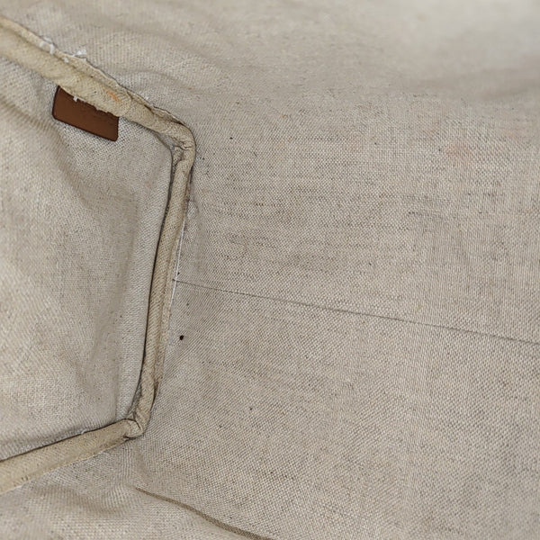 Fabric Shoulder Bag Small Brown