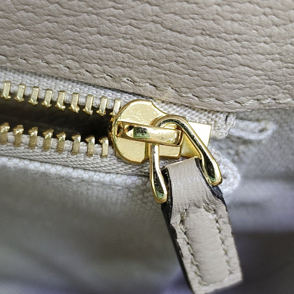Horsebit 1955 Small Monogram Coated Canvas Beige