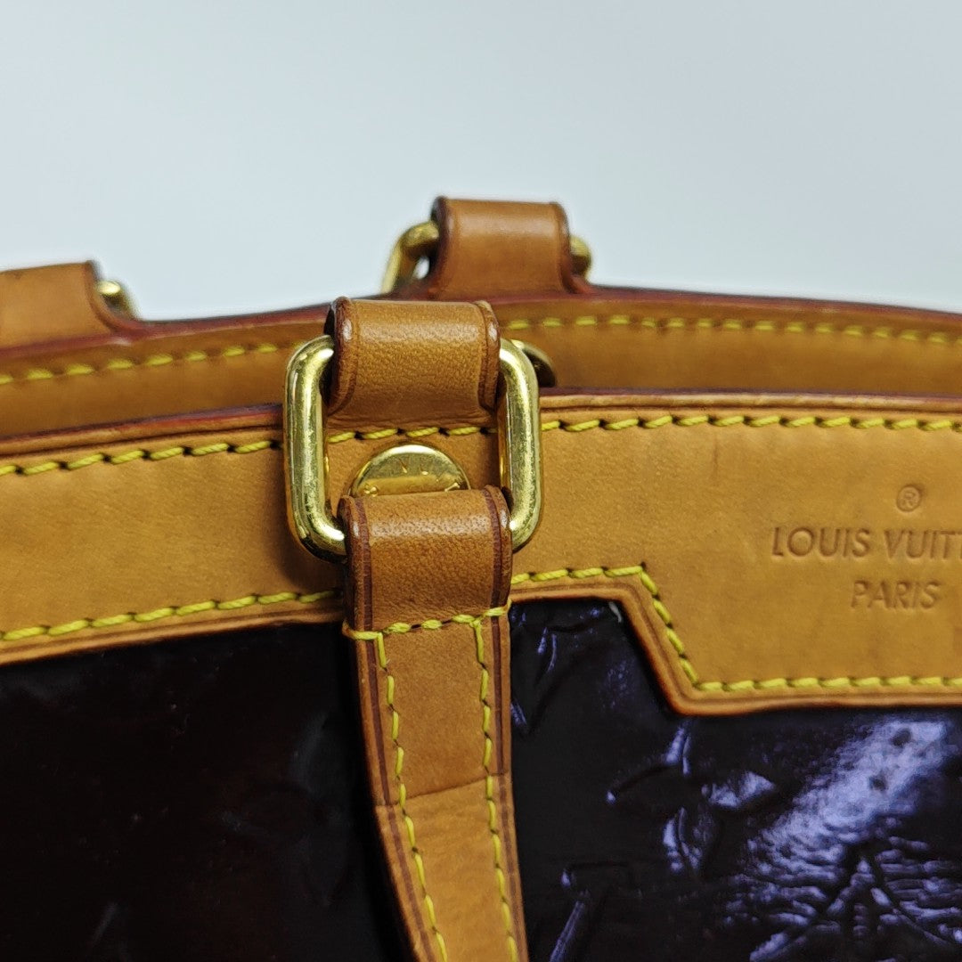 BREA MM Monogram Patent Leather Red
