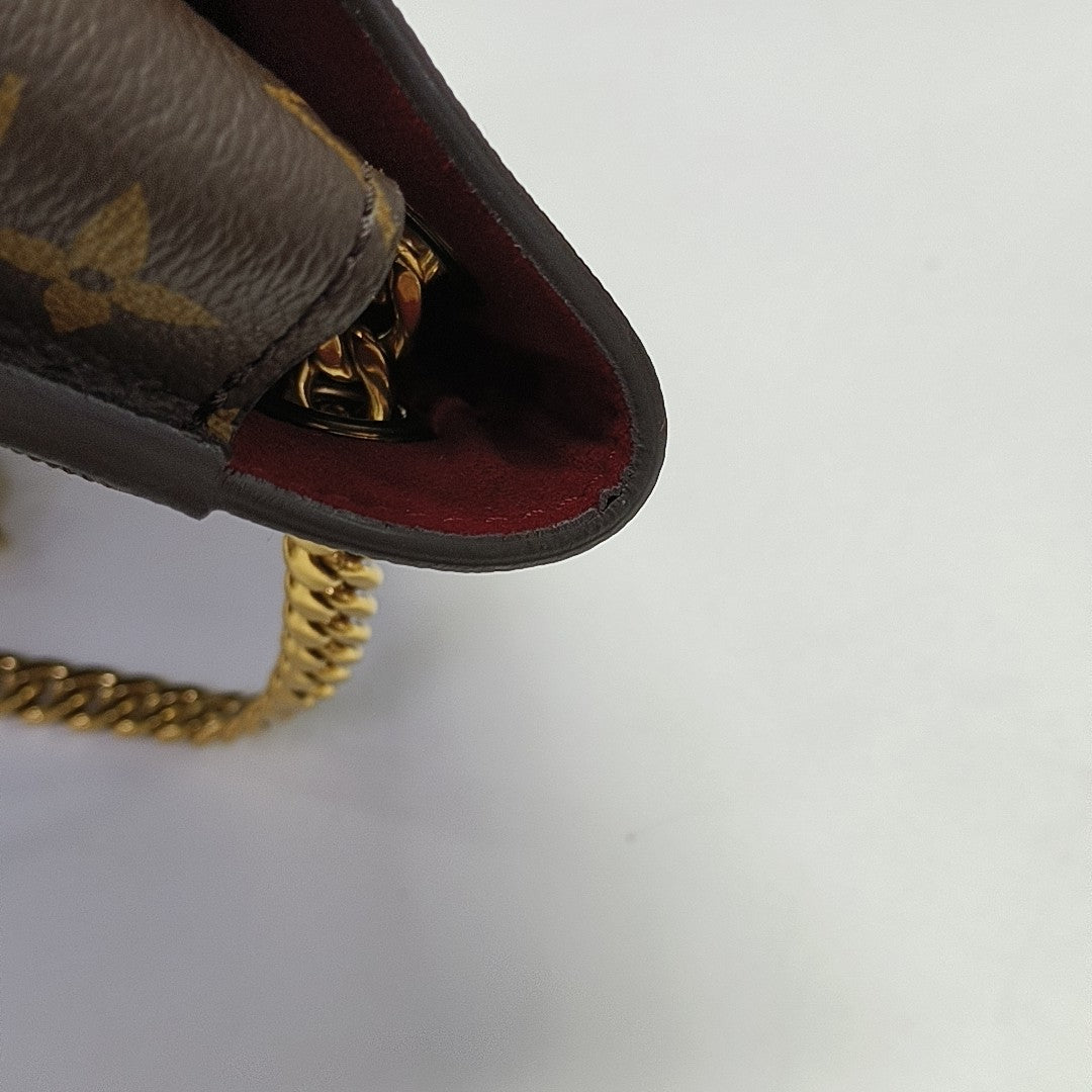 PASSY Monogram Coated Canvas Brown