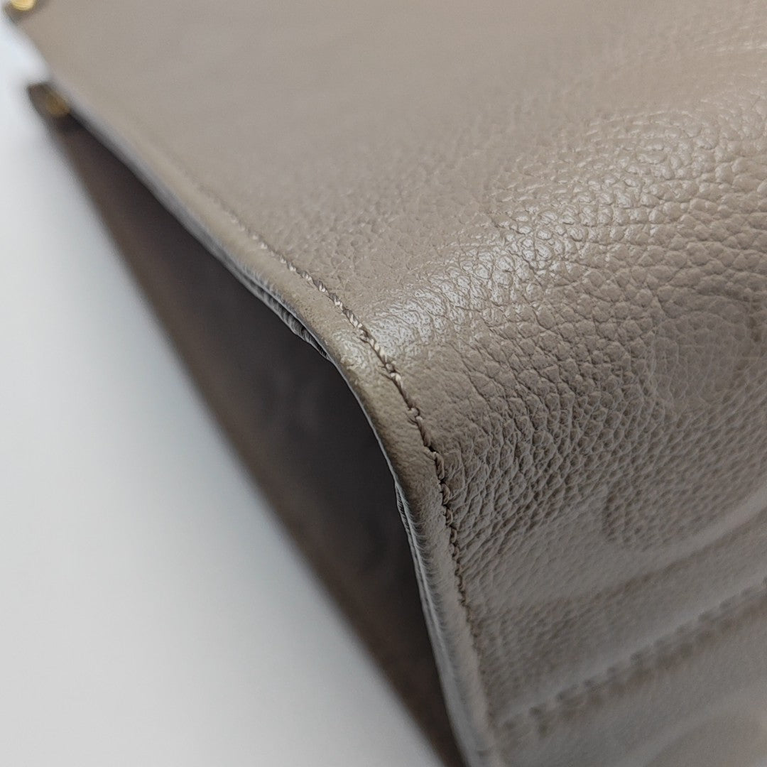ONTHEGO MM Monogram Calfskin Gray