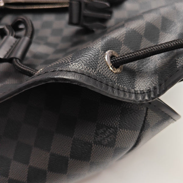 ZACK Damier Graphite Coated Canvas Gray