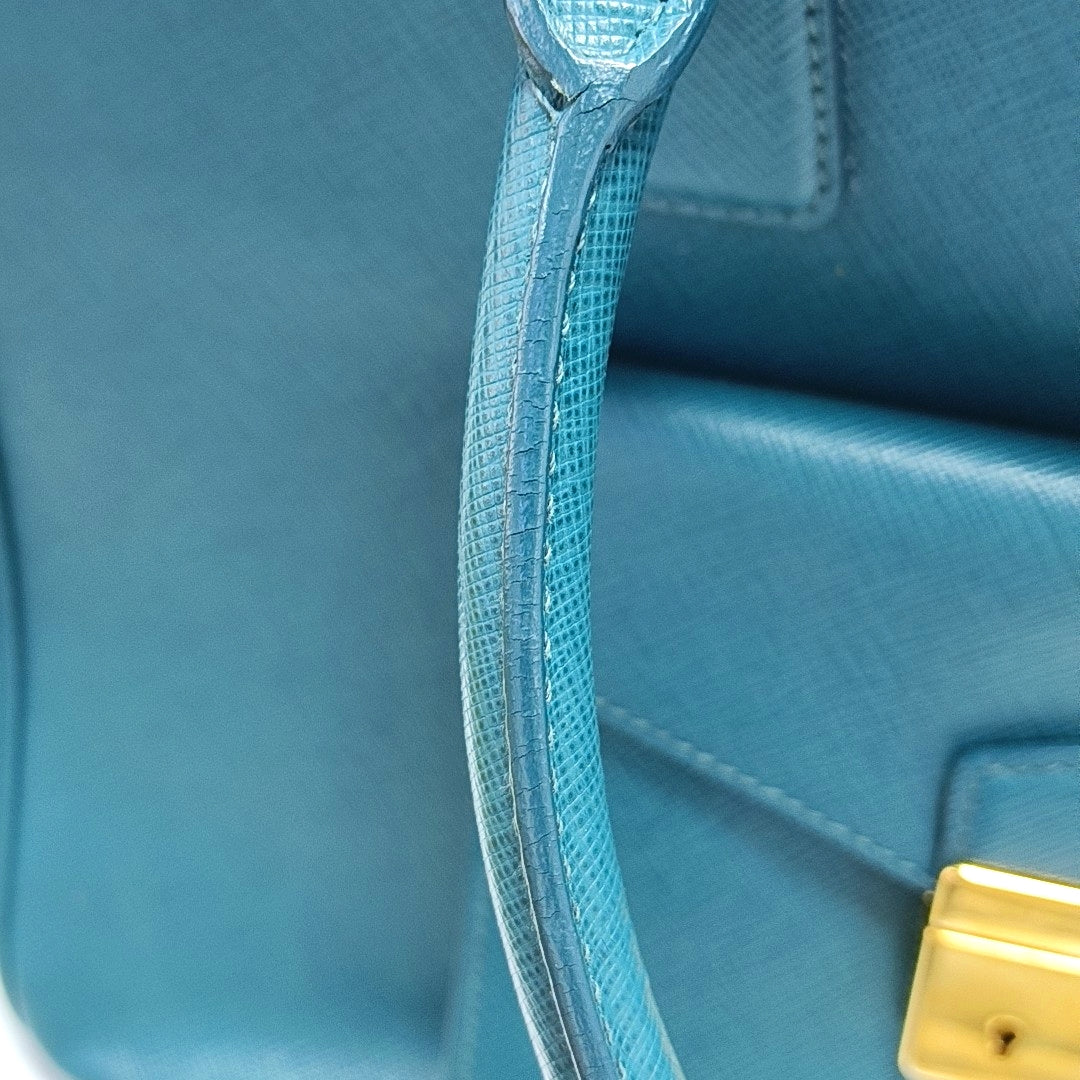 Galleria Saffiano Calfskin Green