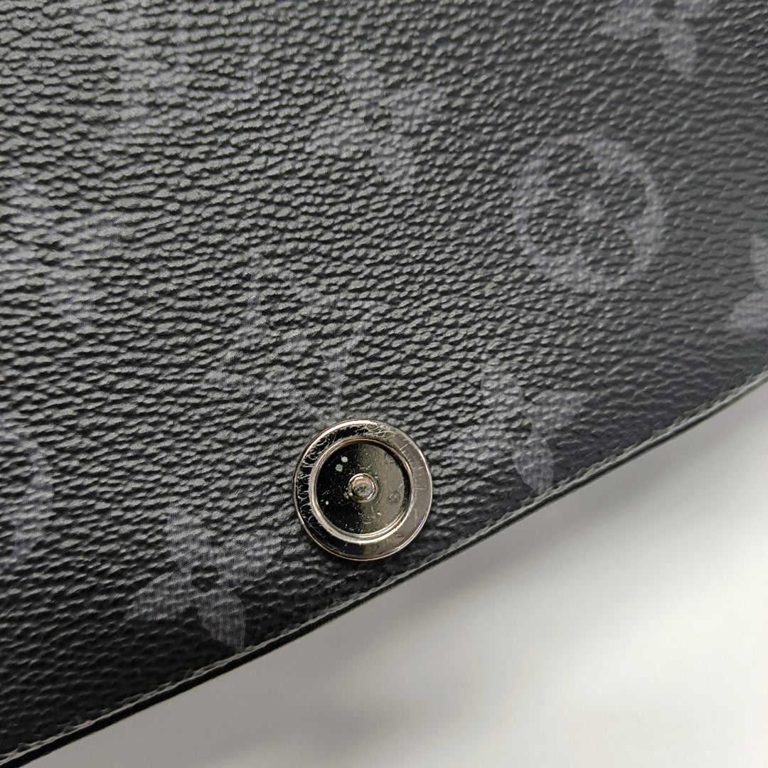 MONTSOURIS Mini Monogram Coated Canvas Black
