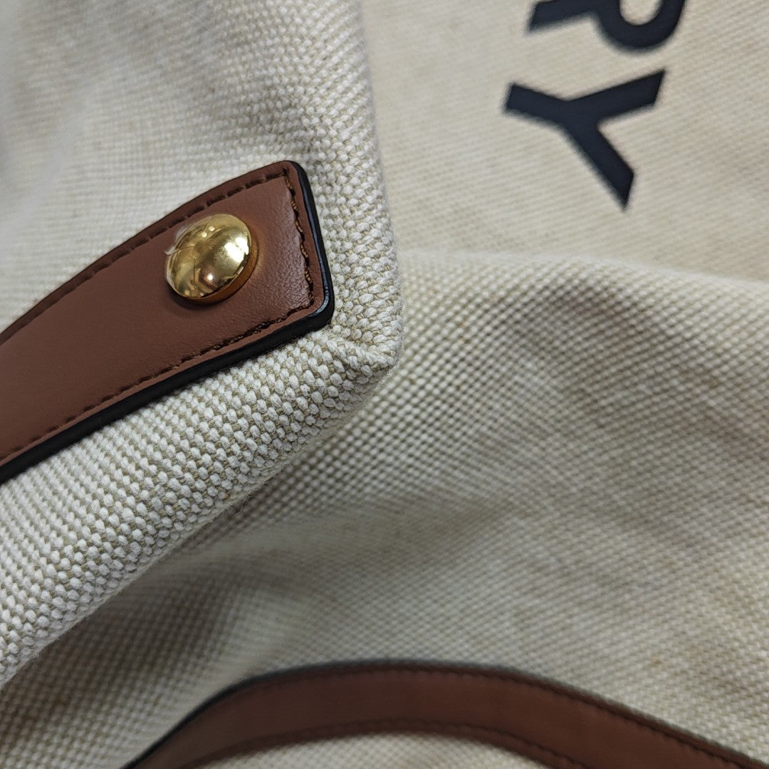 The Belt Large Canvas Beige