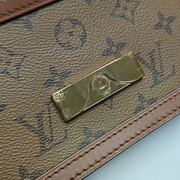 DAUPHINE Monogram Coated Canvas Brown