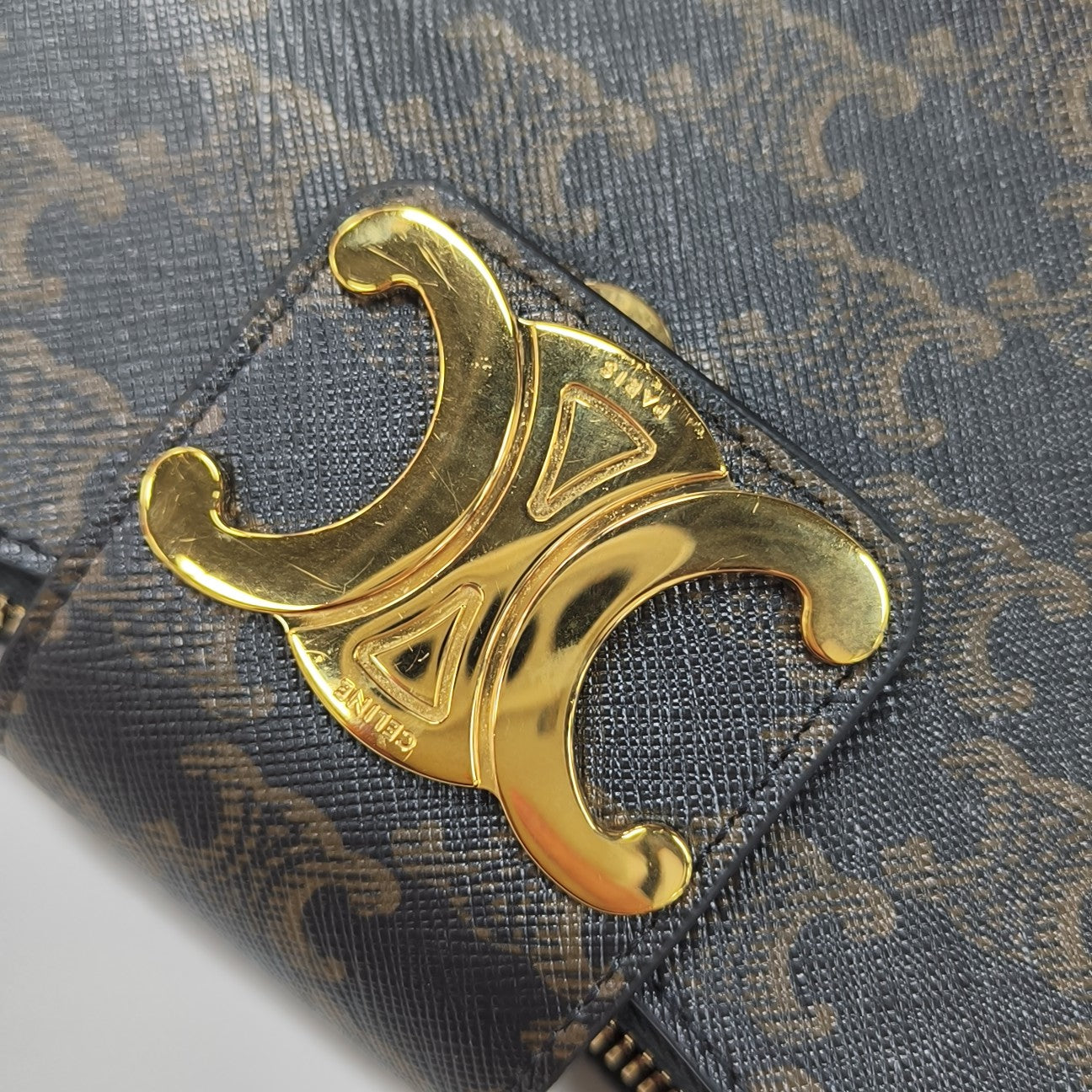 AVA TRIOMPHE Medium Coated Canvas Yellow
