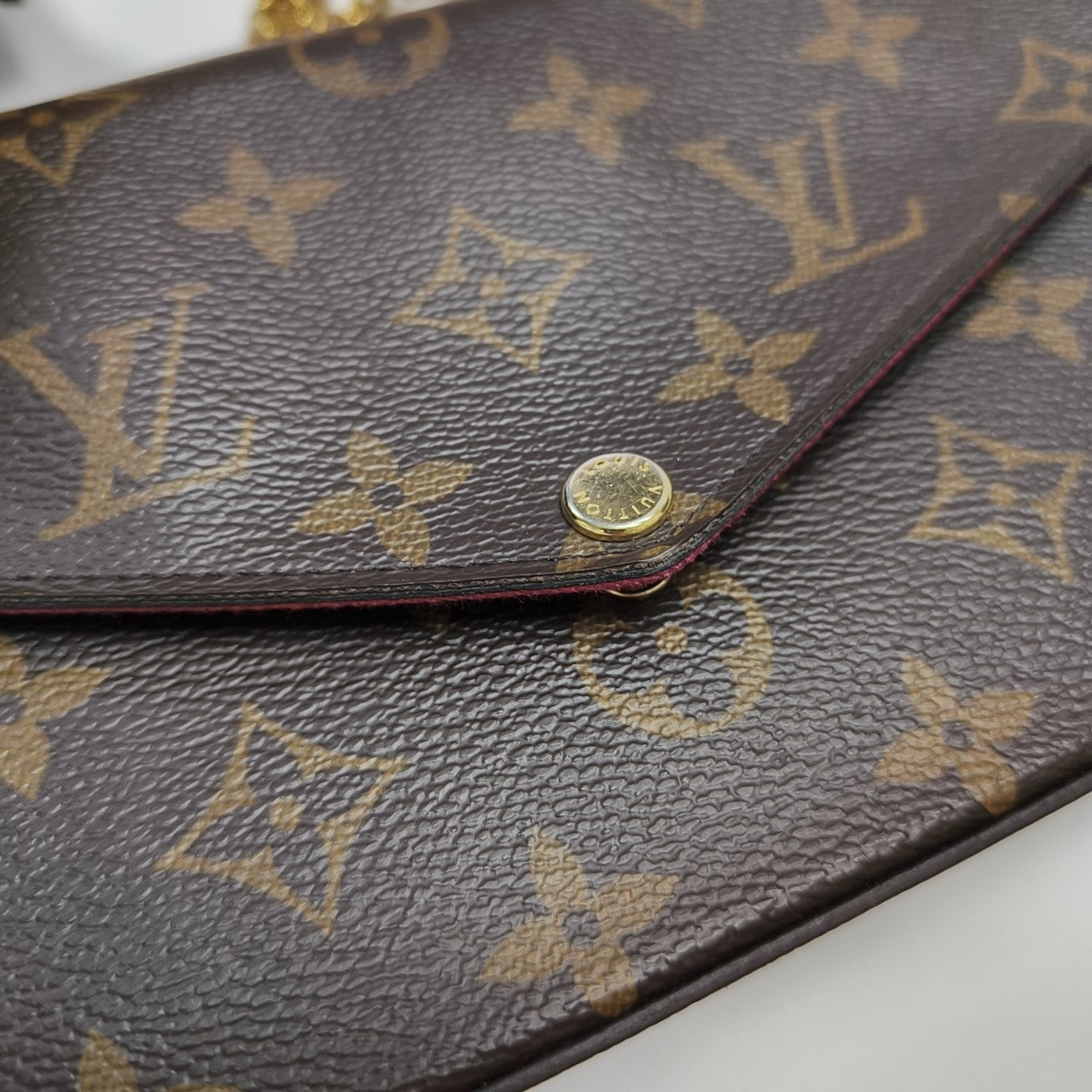 FÉLICIE Monogram Coated Canvas Brown