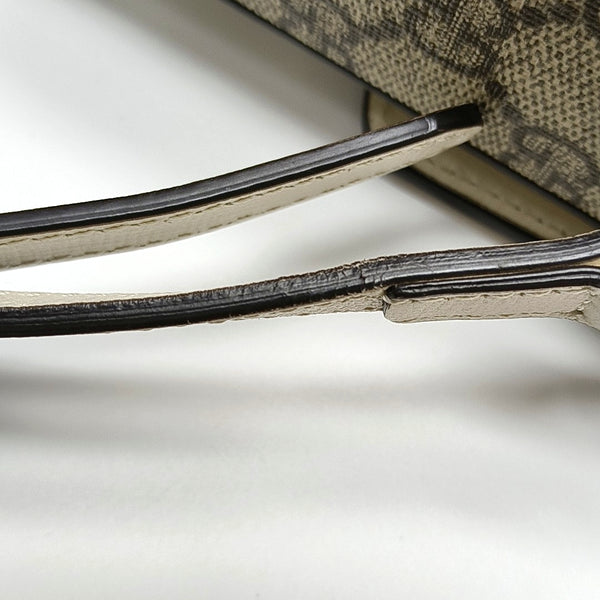 Authenticated pre-owned  Horsebit 1955 Mini Coated Canvas Beige - Crossbody Bag at Looply