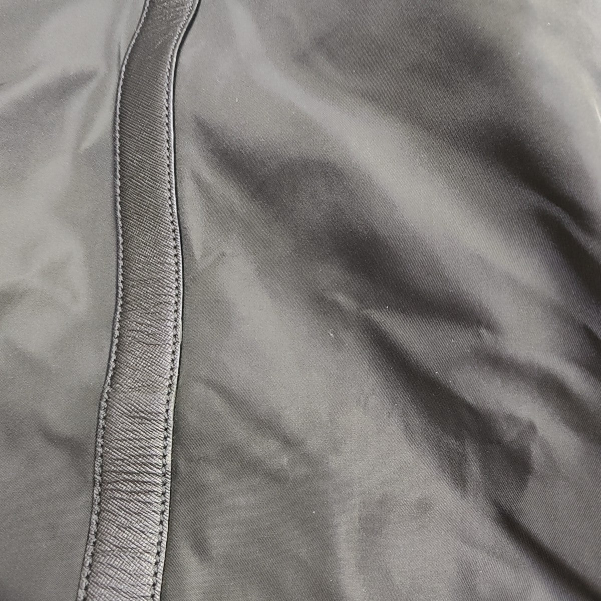 Nylon Top Handle Bag Black