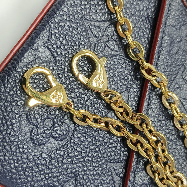 FÉLICIE Monogram Calfskin Blue