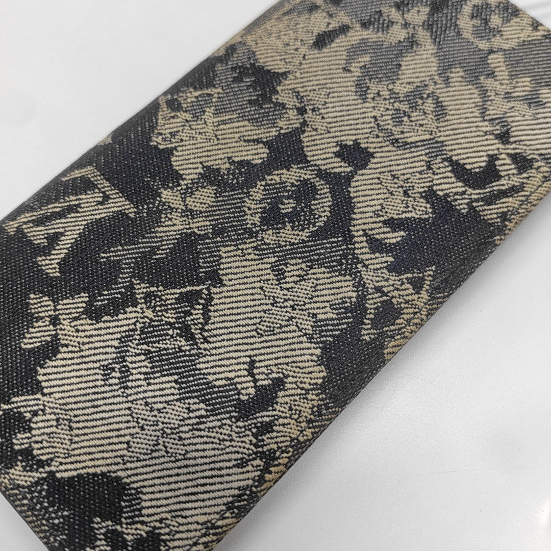 BRAZZA Monogram Denim Blue Wallet